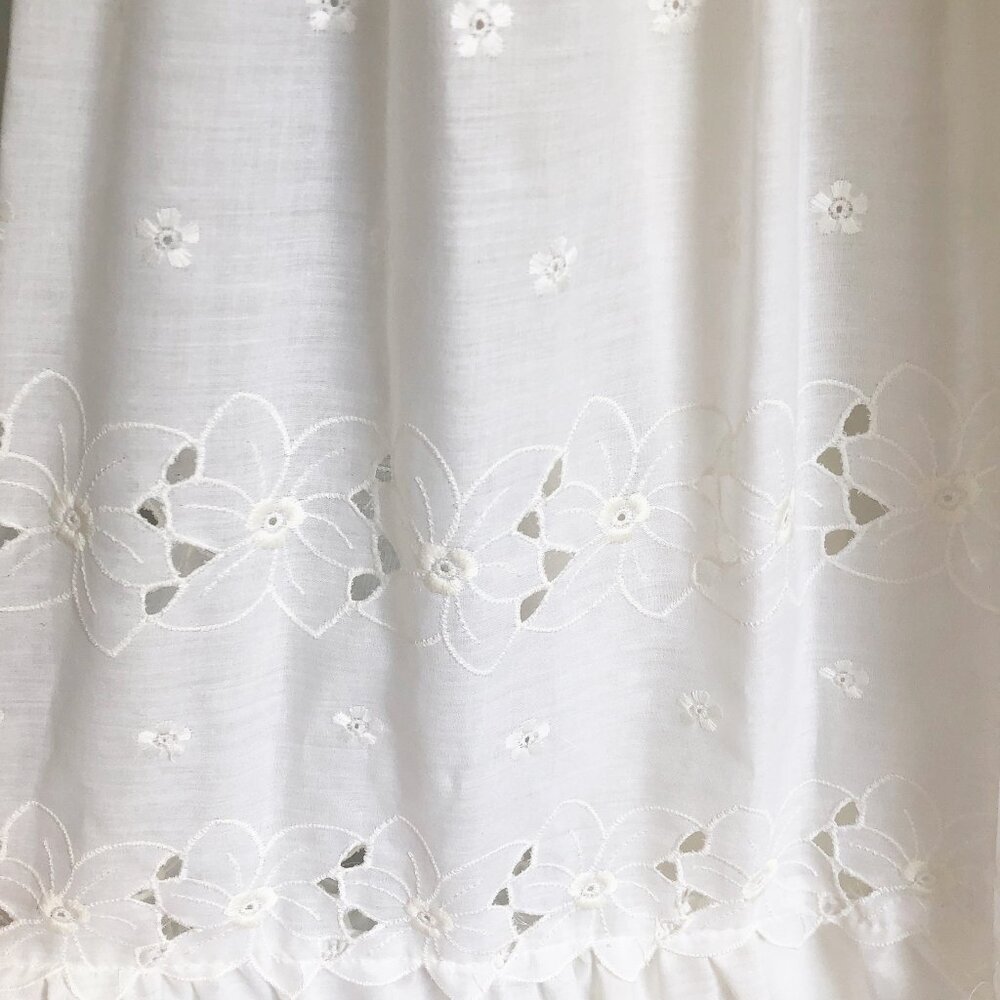 Vintage Union Made Wedding Dress Maxi Cottagecore Regency Boho Coastal 70s 1970s - Picture 11 of 12